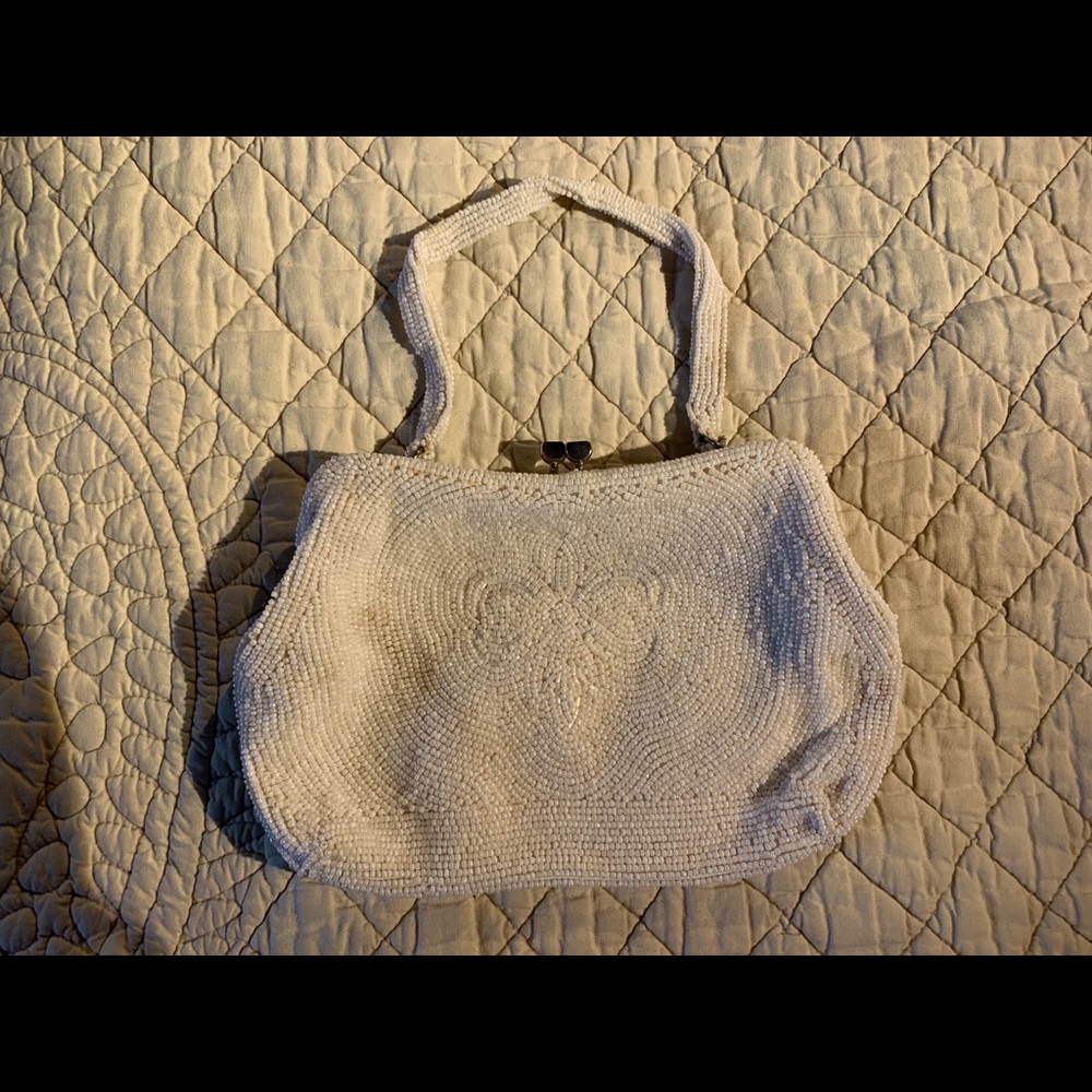 Vintage beaded, small handbag
